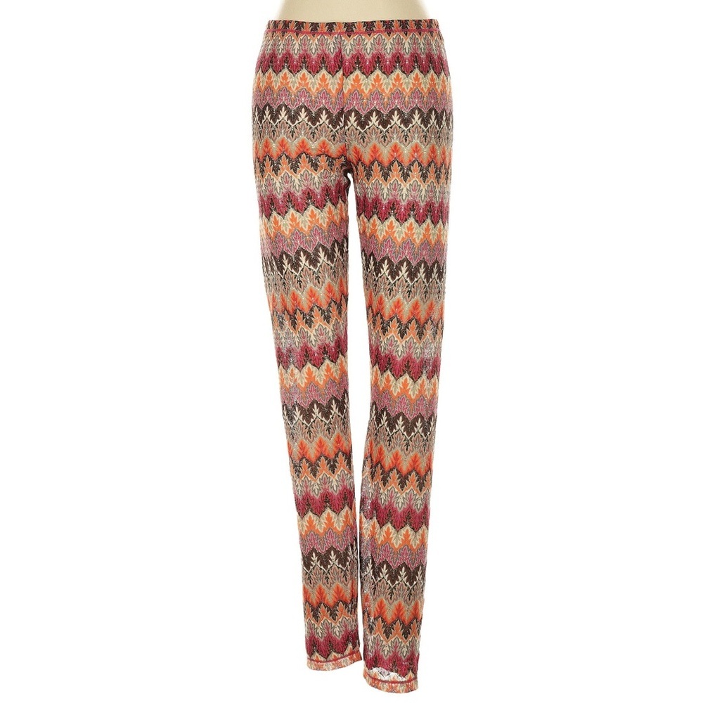 Chelsea & Violet Multicolor Zigzag Pants